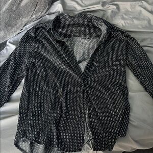 Black Armani Exchange Dress Shirt